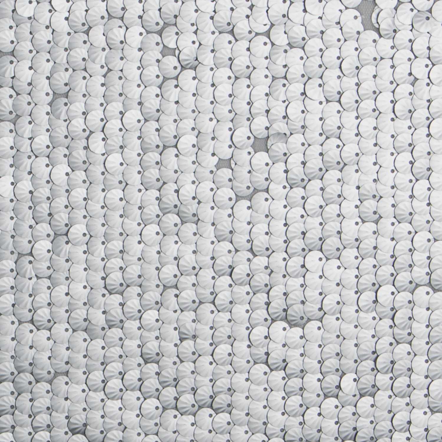 Tulle Paillettes Coquilles Argenté - Ribes y Casals