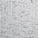 Tulle Paillettes Coquilles Argenté - Ribes y Casals