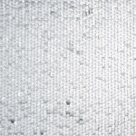 Tulle Paillettes Coquilles Argenté - Ribes y Casals