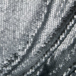 Tulle Paillettes Coquilles Argenté - Ribes y Casals