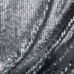 Tulle Paillettes Coquilles Argenté - Ribes y Casals