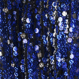 Tulle Sequin Bleu Rond - Ribes y Casals