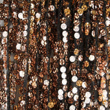 Tulle Sequin Cuivre Rond - Ribes y Casals