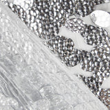 Tulle Sequin Argenté Rond - Ribes y Casals