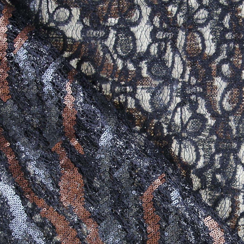 Tulle Noeuds Bleu Marine - Ribes y Casals