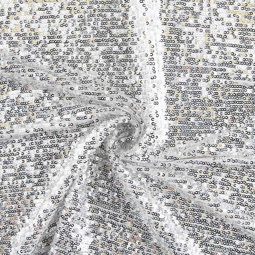 Tulle Paillettes Argent Mode - Ribes y Casals