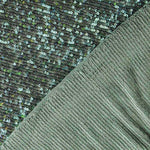 Tulle Paillettes De Mode Vert - Ribes y Casals