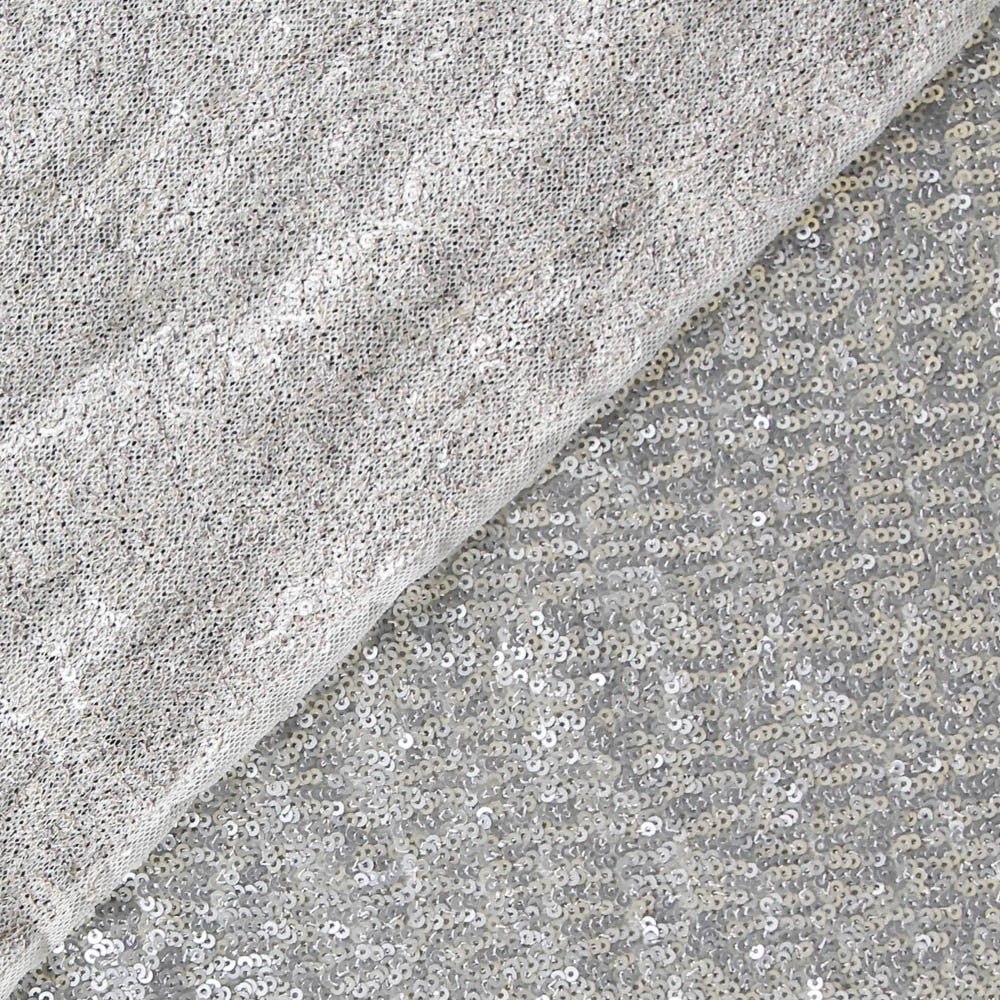 Tulle Paillettes Argent - Ribes y Casals