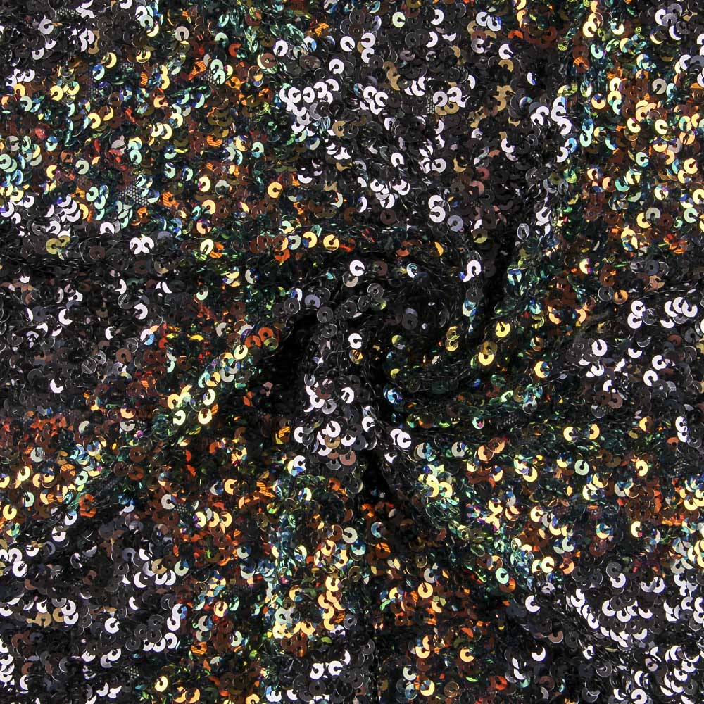 Tulle Lycra Paillettes Multicolore - Ribes y Casals