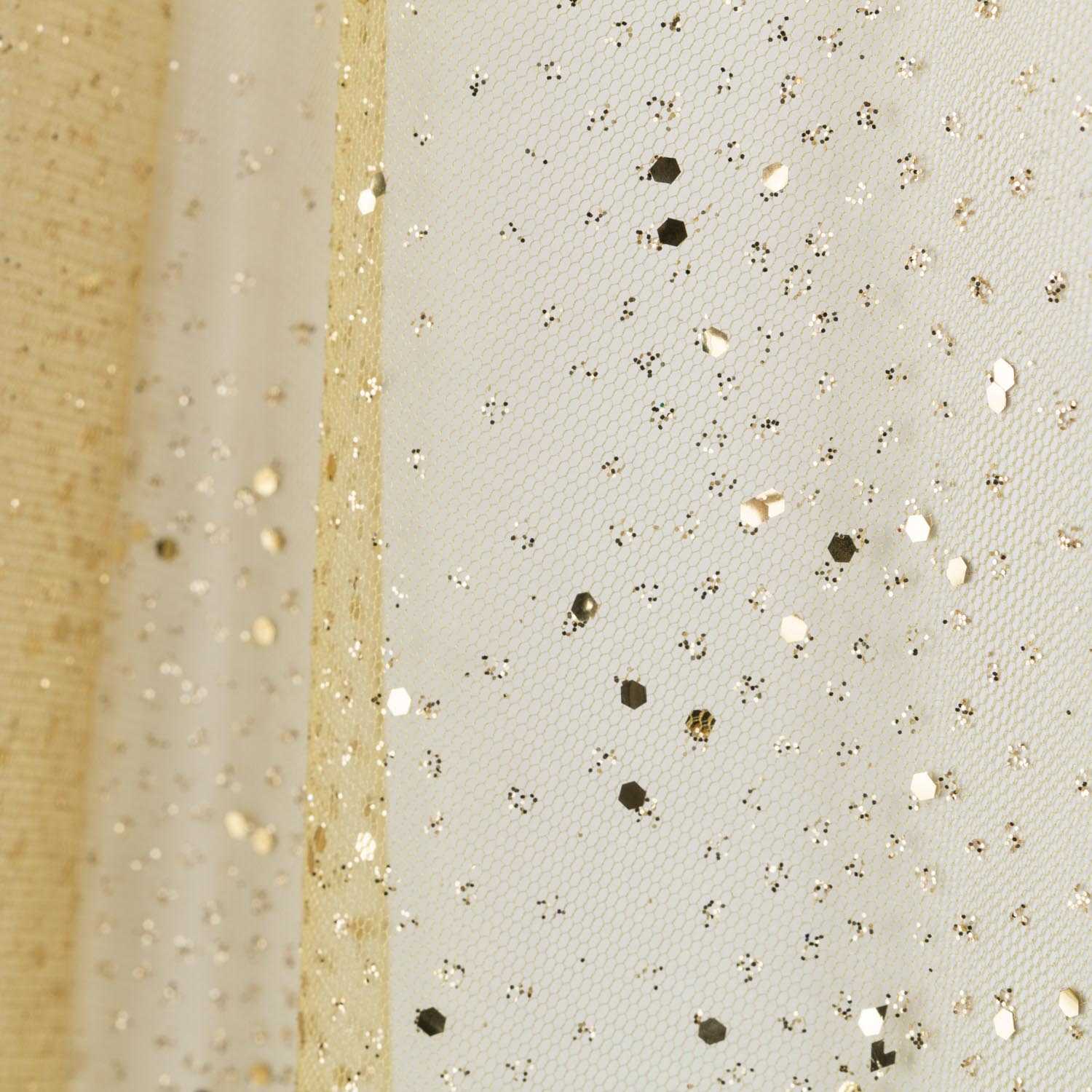 Tulle Paillettes Doré - Ribes y Casals