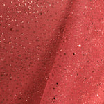 Tulle Moucheté Paillettes Rouge - Ribes y Casals