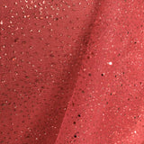 Tulle Moucheté Paillettes Rouge - Ribes y Casals