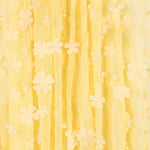 Tulle Plissé Fleur Jaune 100x150cm - Ribes y Casals