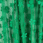 Tulle Plissé Fleur Verte - Ribes y Casals