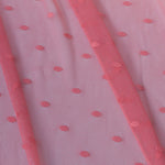 Tulle Plumeti Élastique Corail - Ribes y Casals