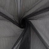 Coupon Voile de Tulle Noir 160x150 cm - Ribes y Casals