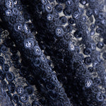 Broderie Fleur Paillette Bleu - Ribes y Casals