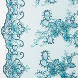 Tulle Brodé Aqua - Ribes y Casals