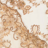 Tulle Brodé Doré - Ribes y Casals