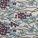 Tulle Brodé Ethnique Bleu - Ribes y Casals