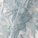 Tulle Brodé Fleur De Porcelaine - Ribes y Casals