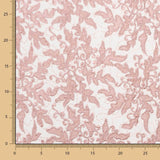 Tulle Brodé Fleurs Rose Chair - Ribes y Casals