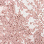Tulle Brodé Fleurs Rose Chair - Ribes y Casals