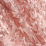 Tulle Brodé Fleurs Rose Chair - Ribes y Casals