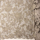 Tulle Brodé Fleur De Vison - Ribes y Casals