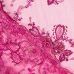 Tulle Brodé Fuchsia - Ribes y Casals