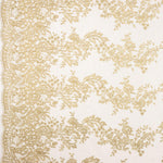 Tulle Brodé Lurex Doré - Ribes y Casals