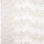 Tulle Brodé Lurex Argent - Ribes y Casals