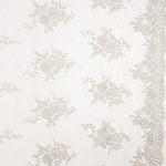 Tulle Brodé Lurex Argent - Ribes y Casals