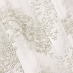 Tulle Brodé Lurex Argent - Ribes y Casals