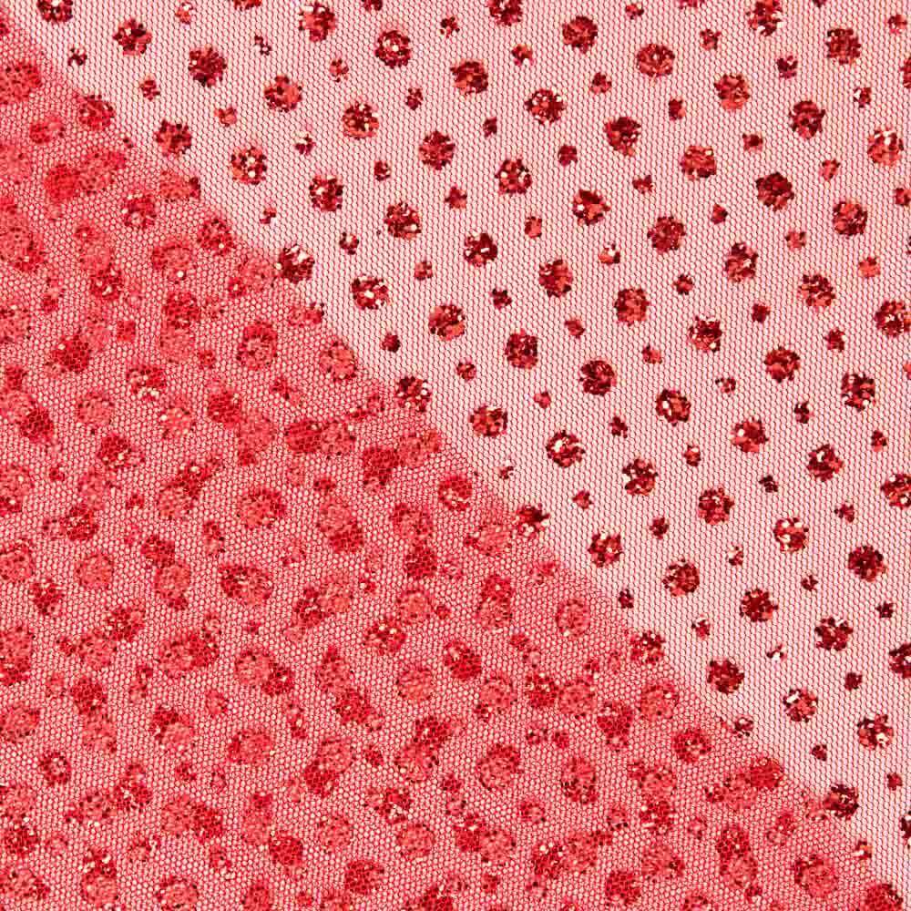 Tulle Strass Rouge - Ribes y Casals