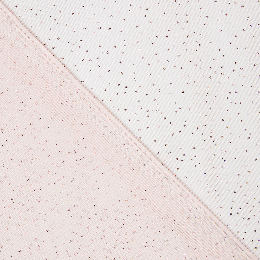 Tulle Paillettes Nude - Ribes y Casals