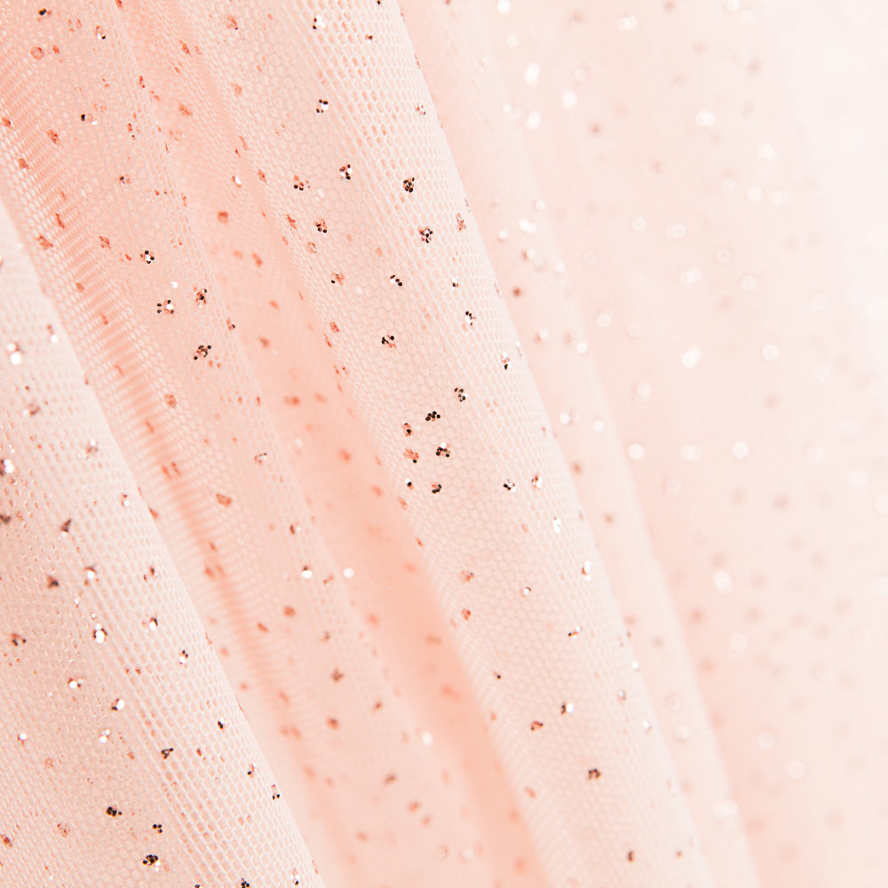 Tulle Paillettes Nude - Ribes y Casals