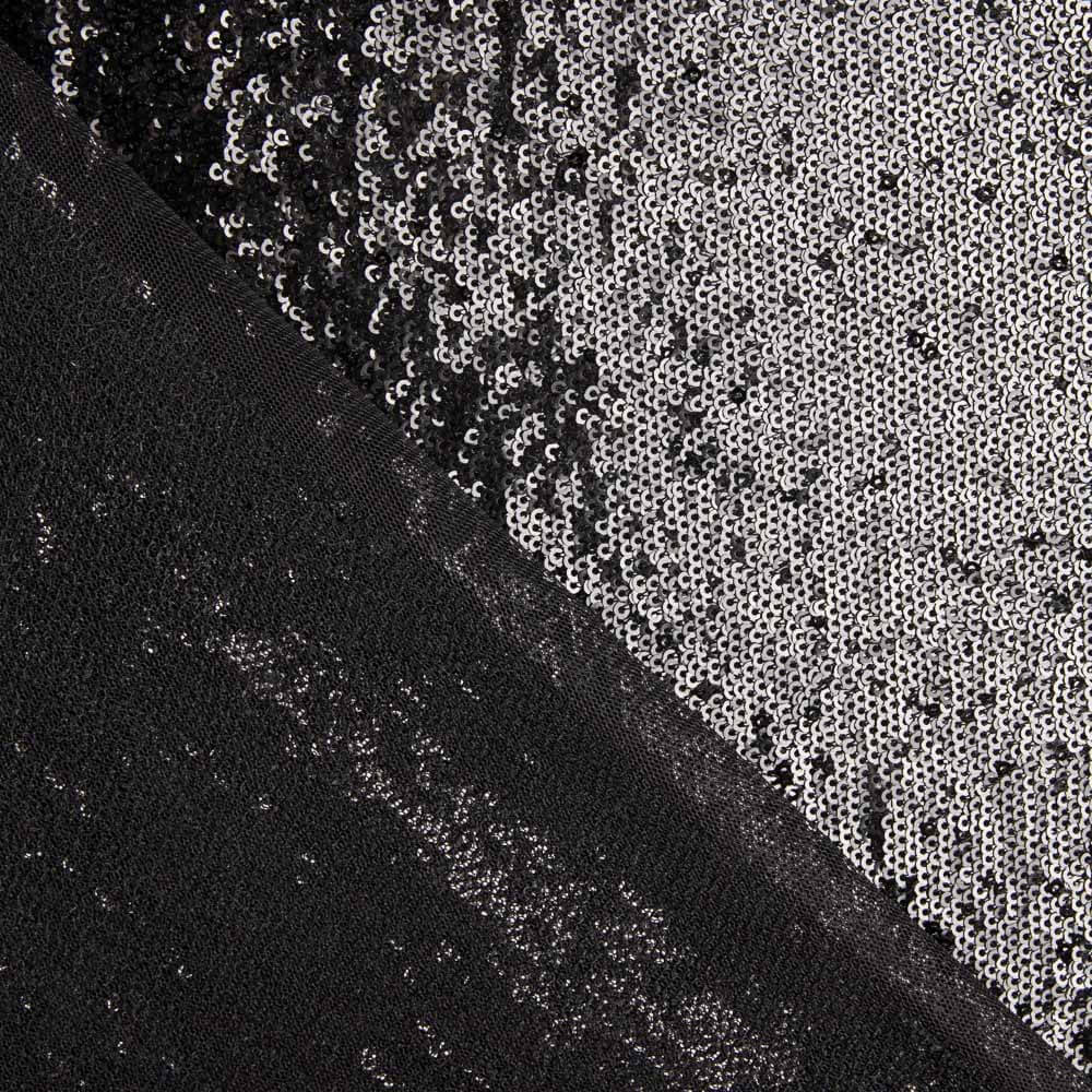Tulle Pailleté Brillant Noir - Ribes y Casals