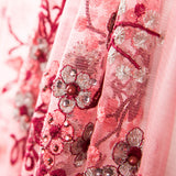 Tulle Paillettes Jardin Fraise - Ribes y Casals