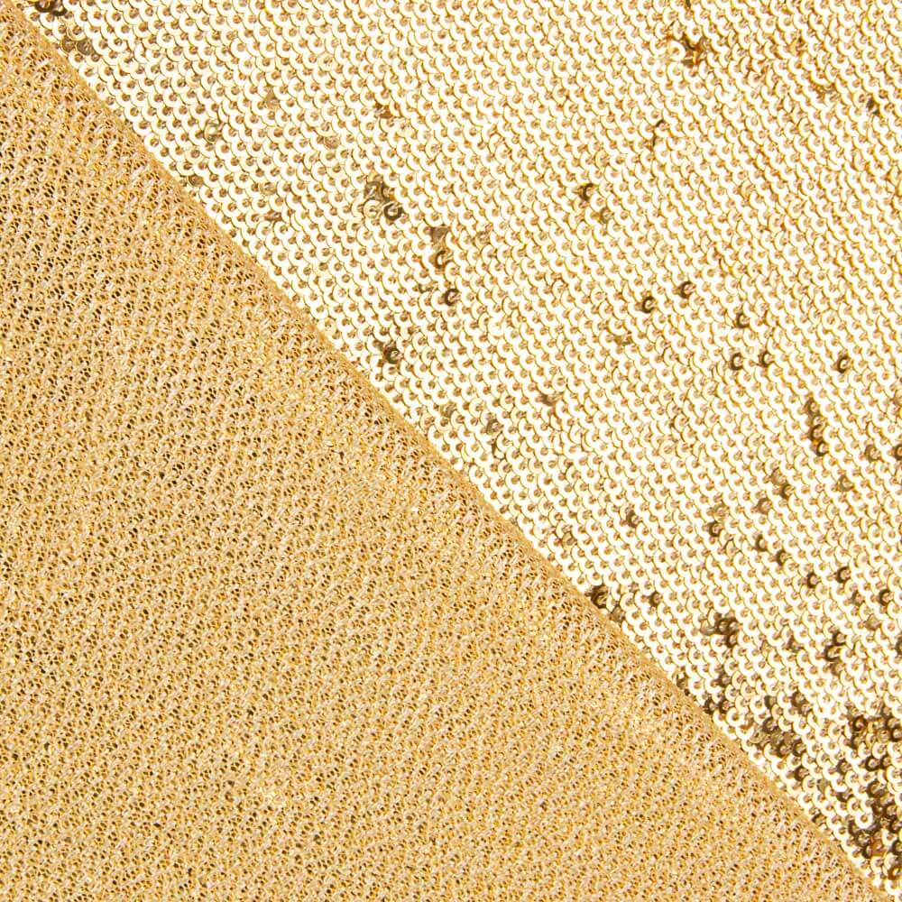 Tulle Pailleté Brillant Or Nude - Ribes y Casals