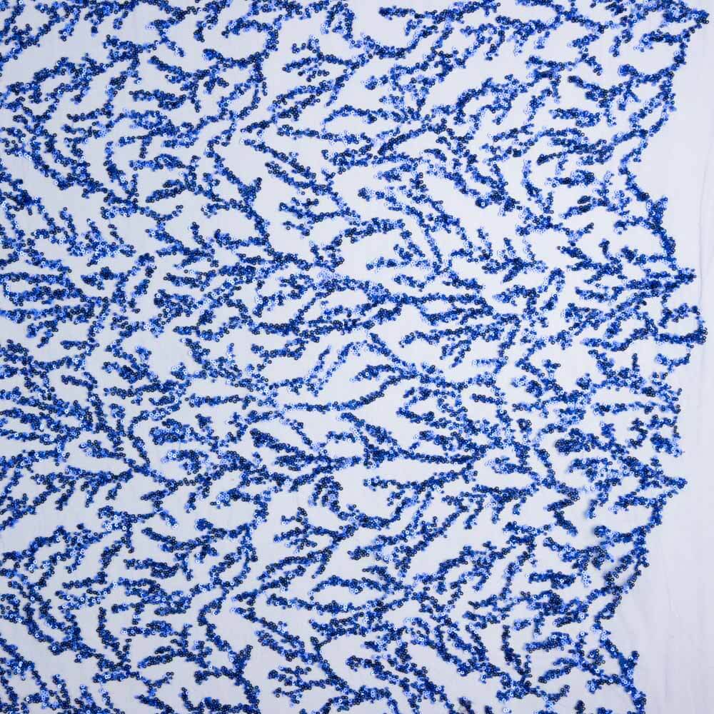 Retal Pedrería Moteado Azul 140x120 cm - Ribes y Casals