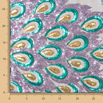 Tulle Fantaisie Paillettes Royal Mauve - Ribes y Casals