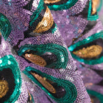 Tulle Fantaisie Paillettes Royal Mauve - Ribes y Casals