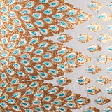 Tulle Fantaisie Paillettes Orange Royal - Ribes y Casals