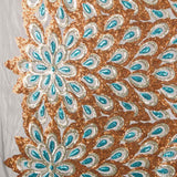 Tulle Fantaisie Paillettes Orange Royal - Ribes y Casals