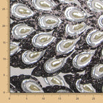 Tulle Fantaisie Paillettes Noir Royal - Ribes y Casals