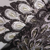 Tulle Fantaisie Paillettes Noir Royal - Ribes y Casals