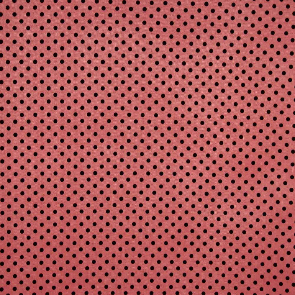 Tulle Lycra Flocage Rouge - Ribes y Casals