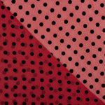 Tulle Lycra Flocage Rouge - Ribes y Casals