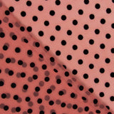 Tulle Lycra Flocage Rose - Ribes y Casals